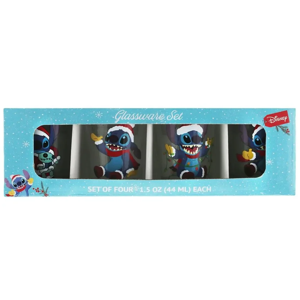 Disney Lilo & Stitch 4 Piece Shot Glass Set - Picture 2 of 6